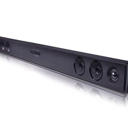 LG SQC2 2.1 Soundbar (300W) with wireless subwoofer for TVs 43 inches and larger (Adaptive Sound Control, Bluetooth), Black [Model Year 2023]