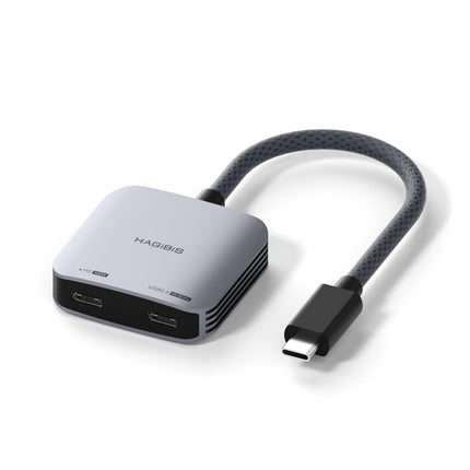 Hagibis AR-prillide adapter 8K @ 60Hz 4K kuni 144Hz USB-C prillid ja laadimismuundur, toiteplokk ja 100W PD komplekt XREAL, Viture, Rokid, Steam Decki ja ROG Ally jaoks