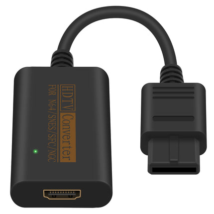 Duttek N64 to HDMI Converter, N64 to HDMI Adapter Cable, HDTV Video Converter Supports SNES, SFC, N64, GC Displays Modes Output to 720p, No Power Supply Required, 20 cm.