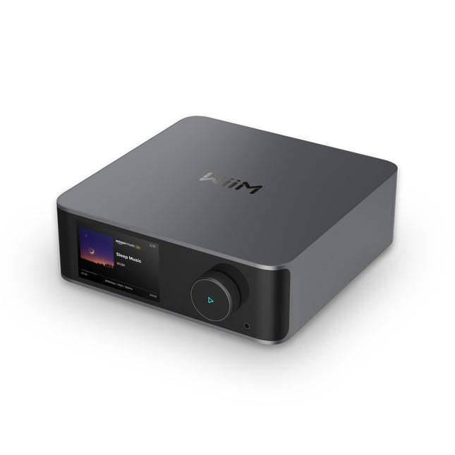 WiiM Ultra Music Streamer &amp; Digital Preamplifier | 3.5" Touchscreen, Compatible with Google Cast &amp; Alexa, Streams Spotify, Amazon Music, Tidal | HDMI ARC, Phono Input, Headphone Output | Space Gray