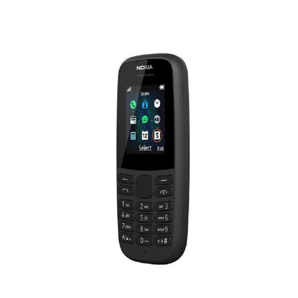 Nokia 105-2019 kahe SIM-kaardiga must (TA-1174) [Suurbritannia versioon]