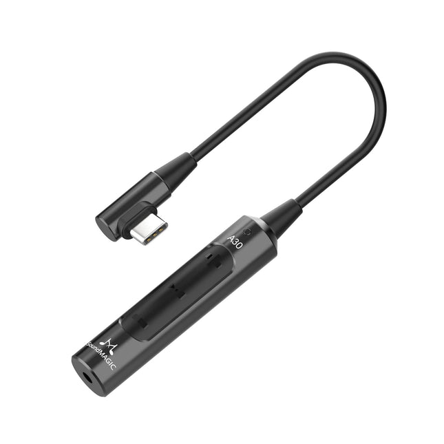 SoundMAGIC A30 kaasaskantav kõrvaklapivõimendi HiFi stereo kõrvaklapivõimendi kõrge eraldusvõimega DAC adaptiivne impedants 600 oomi C-tüüpi pistikuga Android-seadmetele ja arvutitele