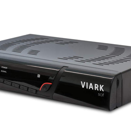 Viark Sat - Digital satellite receiver Full HD DVB-S2 Multistream H.265, with LAN, USB WiFi antenna and CA card reader