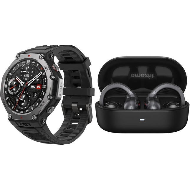 Amazfit T-Rex 3 nutikell õue, oranž + OWS Bluetooth 5.3 kõrvaklapid