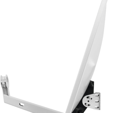 TechniSat TECHNITENNE 60 - Satelliitantenn (digitaalne satelliitsüsteem, antenn mastikinnitusega, ettevalmistatud 40 mm LNB jaoks) 60 cm antenn, helehall