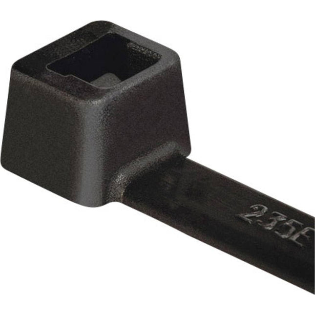 HellermannTyton 100 kaablisidemet 205 mm 2,50 mm must kuumstabiliseeritud T18L-PA66HS-BK 0250702 111-02049