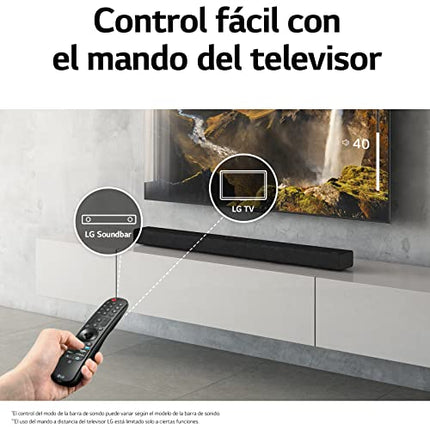 LG S65Q nutikas heliriba võimsusega 420 W, 3.1 kanaliga, DTS Virtual:X ja Dolby Digital kõrglahutusega Hi-Res 24-bit/96 kHz ning Meridian Sound Musicuga.