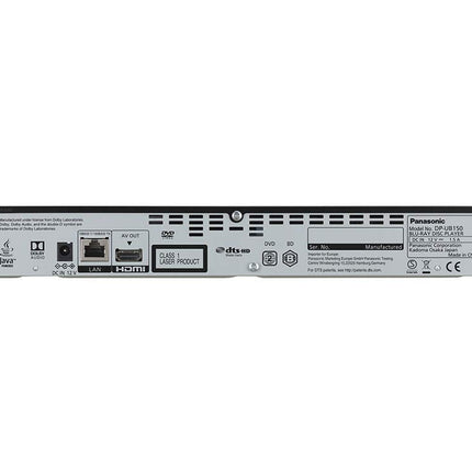 Panasonic DP-UB150EB-K 4K Ultra HD Blu-ray mängija HDR10+ resolutsiooniga must kompaktne