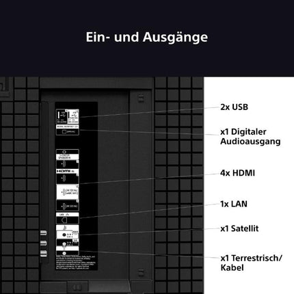 Sony BRAVIA 3 - 85-tolline Direct LED-teler (K85S32), X-Balanced kõlar, Dolby Vision/Atmos, IMAX Enhanced, Google TV (2025), Google Cast, Apple AirPlay 2, Eco Dashboard 2, mängumenüü 2, nutiteler