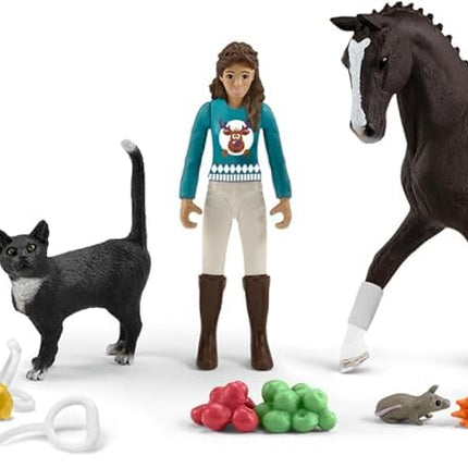 Schleich 99092 advendikalender Hobuklubi 2024, vanus 5+, HORSE CLUB - mängukomplekt, 36 osa