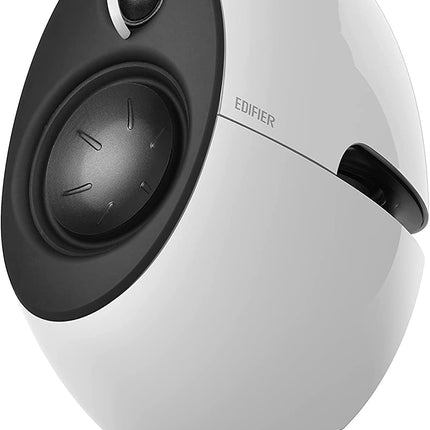 Edifier E25HD Bluetooth kõlarikomplekt – 74 vatti – suurepärane helikvaliteet bassrefleksmembraaniga – LDAC tehnoloogia – Bluetooth 5.3 – elegantne disain – optilised + Aux ühendused – valge