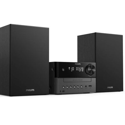 Philips Audio Mini Stereo System with Bluetooth/HiFi System, DAB+, FM Radio, USB, CD Player, MP3, Bass Reflex Speakers, Digital Sound Control, 18 W TAM3505/12