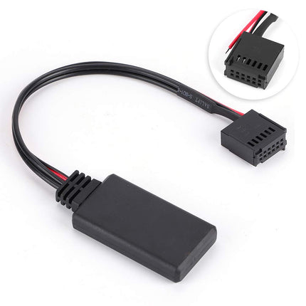 Qiilu auto Bluetooth-audioadapter, Bluetooth-moodul AUX-sisendiga AUX-IN-kaabliga traadita audioadapter sobib 6000 CD-le
