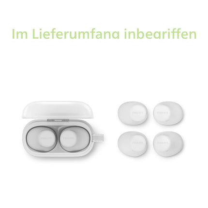 Philips TAT2149WT täiesti juhtmevabad kõrvasisesed Bluetooth-kõrvaklapid - väikesed nupud. Suurepärane hinna ja kvaliteedi suhe. Looduslik heli. Dünaamiline bass, taskukohane laadimisümbris, selged kõned - valged