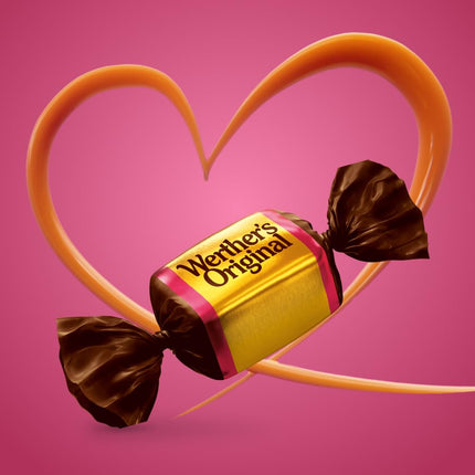 Werther's Original Chocolate Toffees – 12 x 180g – Caramel toffees covered with milk chocolate (30%)