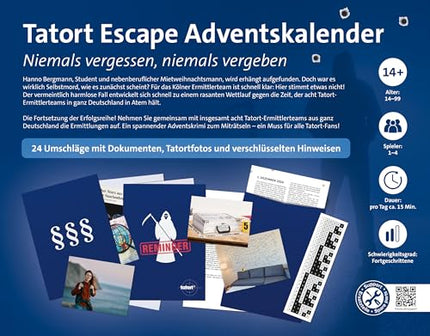 FRANZIS 67227 - Kuriteopaigalt põgenemise advendikalender: Ära iial unusta, ära iial andesta.