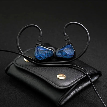 TRUTHEAR Crinacle Zero: Blue2 Dual Dynamic Drivers In-Ear Headphones with Detachable Cable (3.5 mm + Microphone Cable)