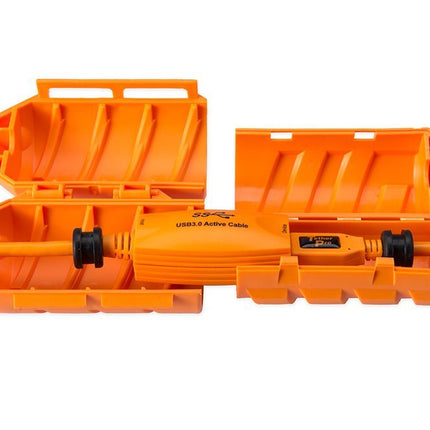 Tether Tools Cable Holder Orange - Cable Management Cover - 12 cm Length - Modern Design - Weatherproof