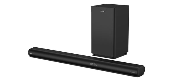 GRUNDIG DSB 3000 Dolby Atmos heliriba subwooferiga, 3.1.2 kanaliga Dolby Atmos, 580 vatti max. muusikaväljund, Bluetooth V5.3, HDMI (eARC), optiline sisend, Aux-sisend, USB, must