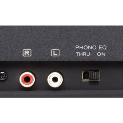 Teac TN-180BT-A3 plaadimängija Bluetooth-väljundiga (rihmülekanne, 33/45/78 p/min, integreeritud fono-eelvõimendi, suure tihedusega MDF-korpus) valge