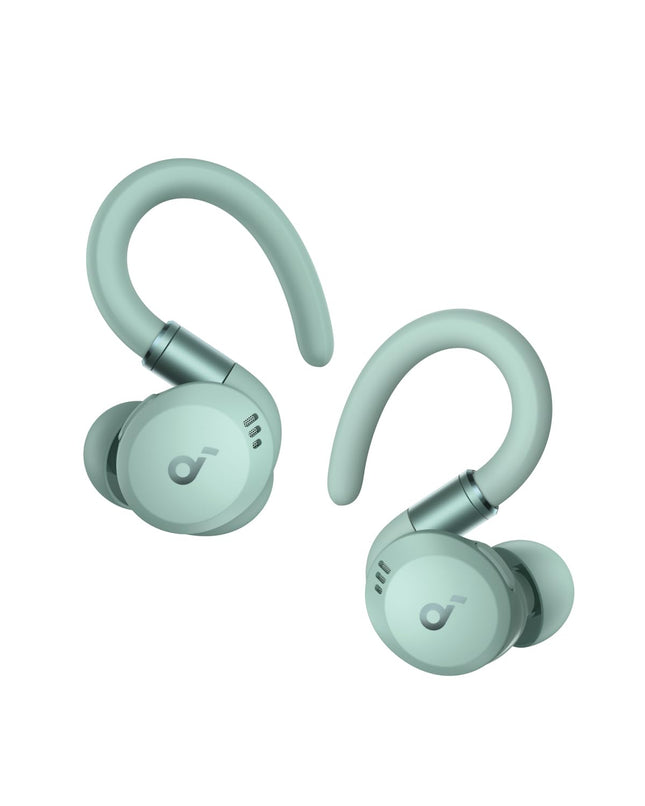 Soundcore by Anker Sport X20, juhtmevabad treeningkõrvaklapid, pööratavad ja pikendatavad kõrvakonksud, mürasummutus, sügav bass, IP68 veekindel, higikindel, tolmukindel, 48-tunnine mänguaeg, spordikõrvaklapid