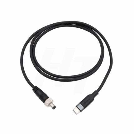 HangTon 12V 3A PD USB-C lukustatava alalisvoolu toitekaabel videoseadmetele PIX-E7, Atomos Ninja V, SmallHD 702 puutetundlik monitor