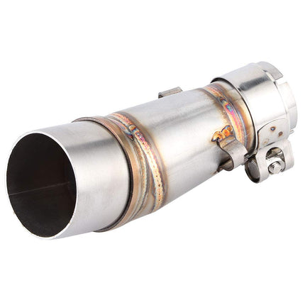 FTVOGUE Motorcycle Exhaust Pipe Middle Pipe Stainless Steel Structure Sliding Sleeves Exhaust Pipe Middle Pipe, suitable for Kawasaki Z250 2013 2016, suitable for Kawasaki Ninja 250 300 2013 2016