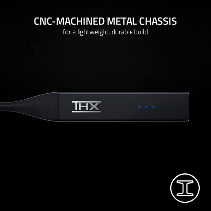 Razer Onyx kaasaskantav DAC kõrvaklappide võimendi Razer AAA - MQA Renderer - Direct Stream Digital (DSD) - ESS ES9281PRO DAC - platvormideülene ühilduvus - magnetiline kaablihaldus, must