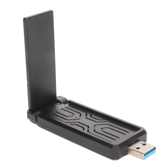 Topiky WiFi 6E USB Network Adapter, Wireless USB 3.0 WLAN Card for Desktop PC, 802.11AX, Tri Band 6 GHz 5 G 2.4 G 3000 Mbps, for 10/11