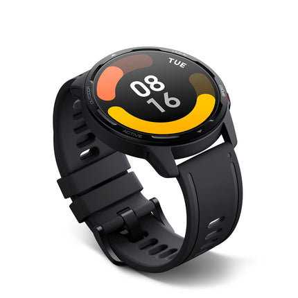 Xiaomi Watch S1 Active Smartwatch (1.43" AMOLED HD; 117 training modes; SpO2, heart rate &amp; sleep monitoring; Bluetooth; NFC; GPS, 5 ATM, up to 12 days battery life, Alexa) Black, XM100024