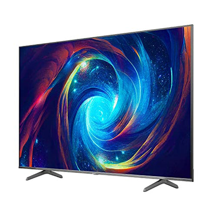 Hisense 65E7KQ PRO 164 cm (65-tolline) televiisor, 4K UHD, QLED, nutiteler, HDR, Dolby Vision IQ, 144 Hz (VRR), HDMI 2.1, mängurežiim PRO, kolmekordne tuuner, sisseehitatud Alexa, Dolby Atmos, tumehall [2023]