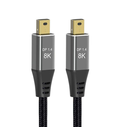 Cablecc Mini DisplayPort 1.4 8K 60Hz kaabel Ultra-HD UHD 4K 144Hz Mini DP-MiniDP-kaabel 7680 * 4320 video-, sülearvuti- ja teleri jaoks
