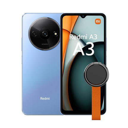 Redmi A3 nutitelefon, 3+64GB, 5000mAh, mobiiltelefon ilma lepinguta, kahe SIM-kaardiga, tähistaevasinine (Saksamaa versioon)