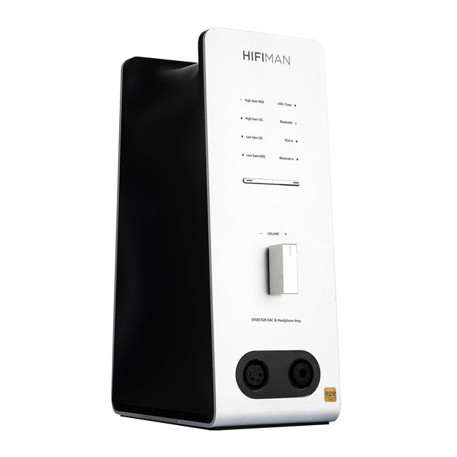 HIFIMAN EF600 sümmeetriline lauapealne kõrvaklappide DAC/võimendi/eelvõimendi/kõrvaklappide alus koos HYMALAYA Pro R2R DAC ja Bluetoothiga, hõbedane