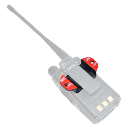 HYS autoraadio kinnitus, pihuarvuti raadio kinnitus, mis ühildub Motorola Baofeng Yaesu Midlandi ja kõigi raadiosaatjatega, millel on tagaklamber (4 tk, roheline)