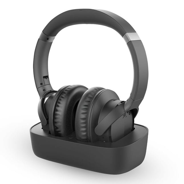 Avantree Ensemble – juhtmevabad kõrvaklapid teleri jaoks, 35-tunnise mänguajaga Bluetooth-kõrvaklapid laadimisjaama ja saatjaga seenioridele, ühildub optilise, AUX- või Bluetooth-heliväljundiga teleritega