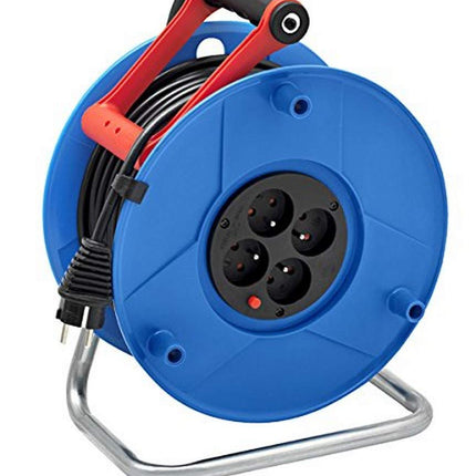Brennenstuhl 1200261 cable reel with plug, Standard S, 50 m H05VV-F 3 G1.5