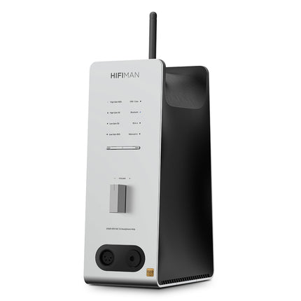 HIFIMAN EF600 sümmeetriline lauapealne kõrvaklappide DAC/võimendi/eelvõimendi/kõrvaklappide alus koos HYMALAYA Pro R2R DAC ja Bluetoothiga, hõbedane