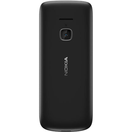Nokia 225 (2020) 4G kahe SIM-kaardiga mobiiltelefon esmaklassilise disainiga (2,4-tolline QVGA ekraan, 4G tehnoloogia, Bluetooth 5.0, MP3-mängija, FM-raadio, 128 MB mälu (kuni 128 GB microSD kaudu), VGA-kaamera) must