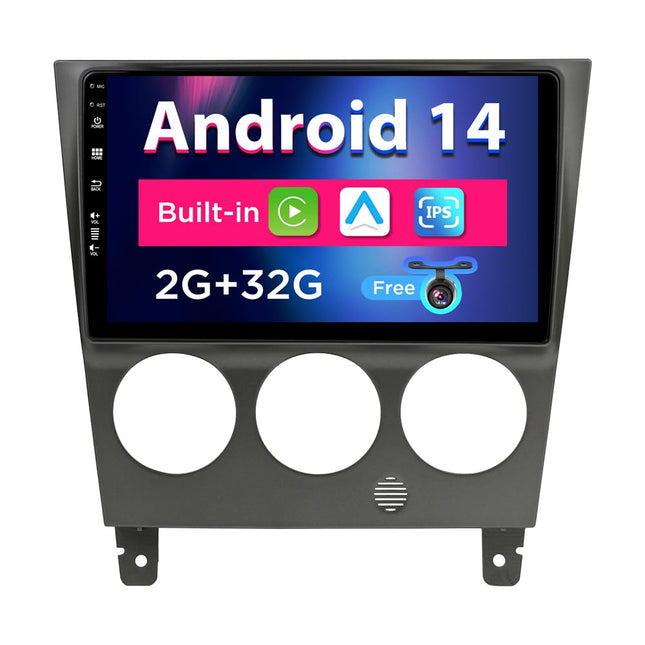 SXAUTO Android 14 IPS autoraadio Subaru Impreza GD GG (2002-2007) jaoks - sisseehitatud CarPlay Android Auto - TASUTA tahavaatekaamera - 2G+32G - roolil juhtimine DAB kiire käivitusega Bluetooth - 2 DIN 9-tolline