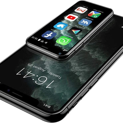 Hipipooo väike minitelefon, lukustamata 3G kahe SIM-kaardiga nutitelefon, 2,5-tolline 1000mAh Android 8.1 lastetelefon, 2 GB + 16 GB (XS11-roosa)