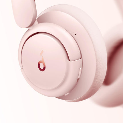 Soundcore by Anker Q30 Bluetooth kõrvaklapid, hübriidne aktiivne mürasummutus, kohandatavad režiimid, kõrglahutusega heli, rakendusepõhine ekvalaiser, 40-tunnine aku tööiga, mugav sobivus, kahe seadme sidumine (roosa)