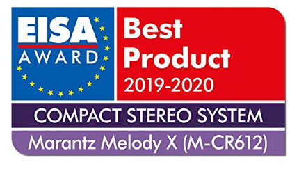 Marantz Melody X (M-CR612) HiFi system, CD player, DAB+ radio, music streaming, HEOS multiroom, Bluetooth &amp; AirPlay 2, Alexa compatible, 2 optical TV inputs