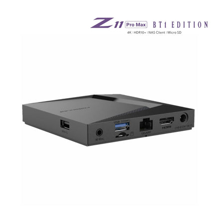 Formuler Z11 PRO MAX 4K BT1 Edition Android 11 OTT meediapleier, 4K UHD HDR10+ nutikas OTT IP meedia voogedastusboks, Wi-Fi, BT kaugjuhtimispult, Widevine L1 tugi, MYTVOnline3 rakendus, HTS e-com HDMI kaabel