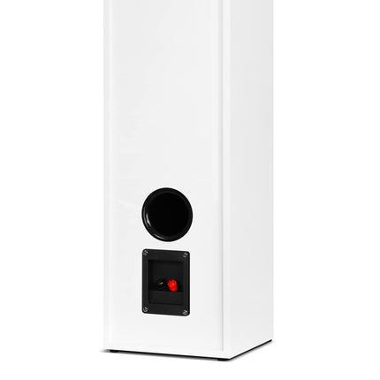 mohr 1 pair of floorstanding speakers SL10, white loudspeakers, HiFi sound at an affordable price