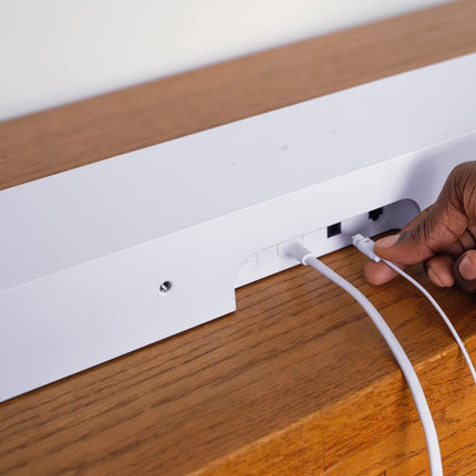 Sonos Ray Soundbar – Ainulaadselt kompaktne kõik-ühes heliriba tipptasemel heliga filmide, mängude ja WiFi-muusika voogesituse jaoks – Ühildub rakenduse ja Apple AirPlayga – Valges värvitoonis
