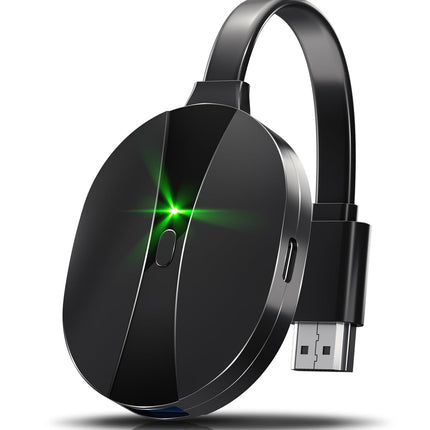 AIMIBO 4K juhtmevaba ekraaniadapter, 3-suunaline peegeldamine - otsene, DLNA, juhtmega sünkroonitud ekraan, 2.4G 5G @60Hz HDMI juhtmevaba adapter iOS-i, Androidi, Windowsi, macOS-i ja teleri, monitori ja projektori ühendamiseks - Airplay