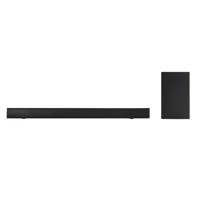 Panasonic SC-HTB150 heliriba (juhtmevaba ja juhtmega, juhtmevaba subwooferiga, 2.1 kanaliga, heliriba kõlariga, 100 W, bassrefleks, HDMI), must