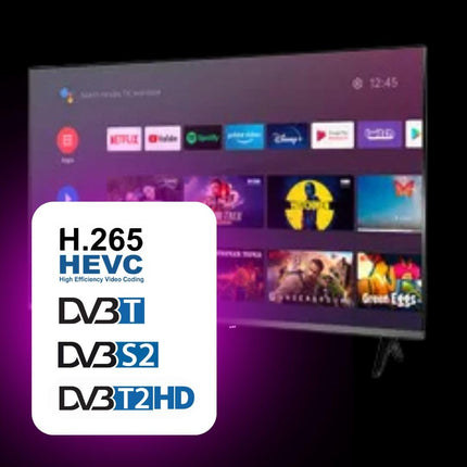 BSL-40T2SV VIDAA nutiteler, 101,6 cm (40 tolli), WiFi, RJ45, Full HD eraldusvõime 1920 x 1080p, USB, DVBT2/S2 ja Ci, ühildub YouTube'i, Netflixi, Disney+, Dazni ja Prime'iga | HDMI