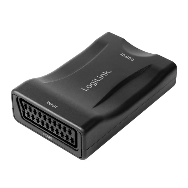 LogiLink CV0160 - Videomuundur, Scart (emane) - HDMI (emane), Full HD kuni FHD 1080p, must